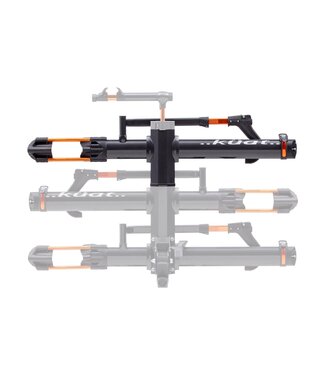 Kuat NV Add-On 2.0 - 2" - +1 -Bike Rack - Gray Metallic and Orange Anodize