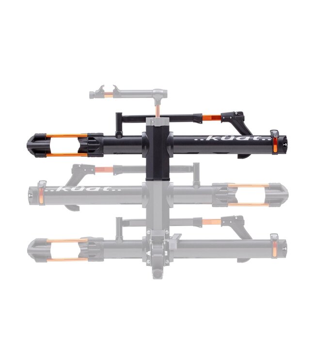 Kuat NV Add-On 2.0 - 2" - +1 -Bike Rack - Gray Metallic and Orange Anodize