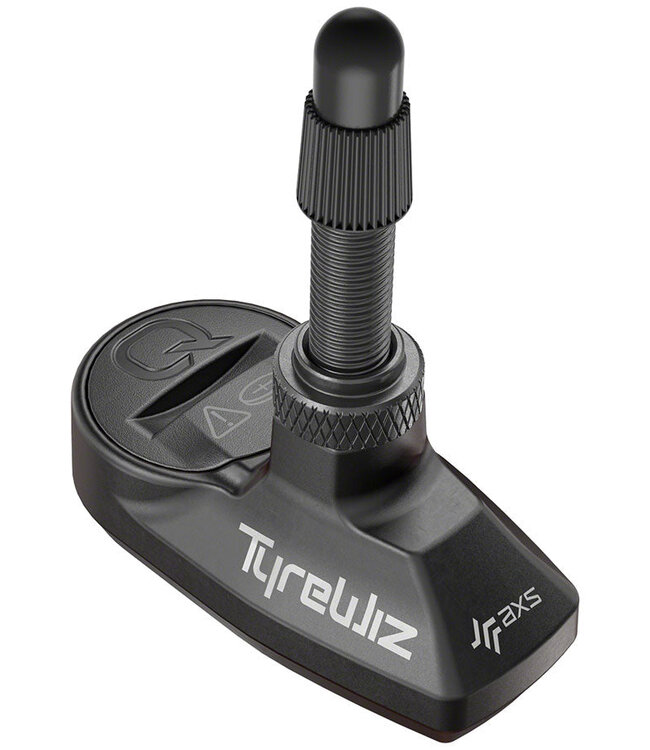 SRAM Quarq TyreWiz 2.0 Air Pressure Sensor for Presta Valve (included 2 sensors w/ batteries, 2 rubber bumpers and a rim depth guage) - Valves are not included