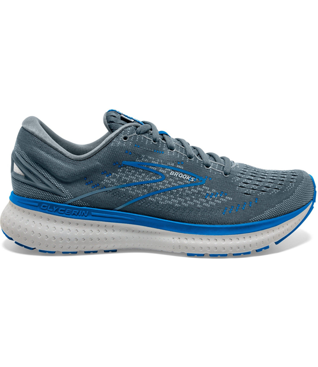 BROOKS Brooks Glycerin 19 Running Shoes Men's Quarry/Grey/Dark Blue  9