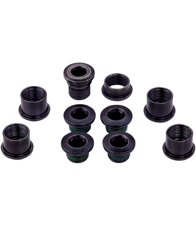 SRAM Sram 5 Arm Hidden Bolt Road Crank Chain Ring Bolt Kit Black