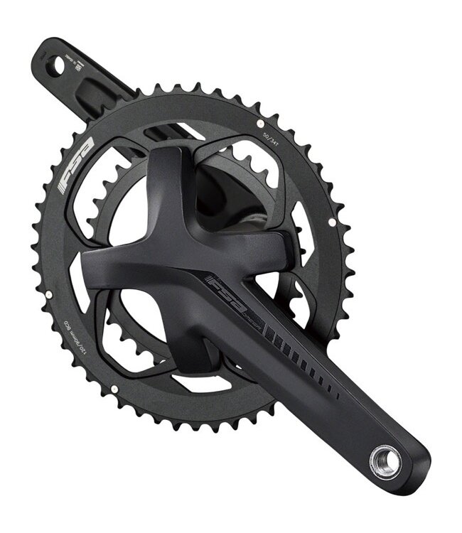 FSA (Full Speed Ahead) Omega Crankset- 172.5mm 11-Speed 50/34t 120/90 BCD FSA MegaExo 19 Spindle Interface Black
