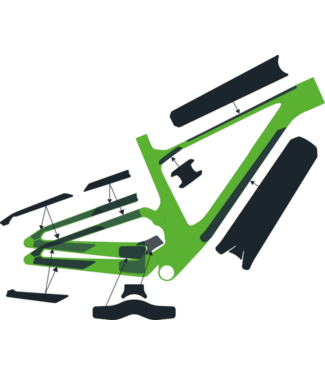 Syncros Spark Frame Protection kit Clear Gloss