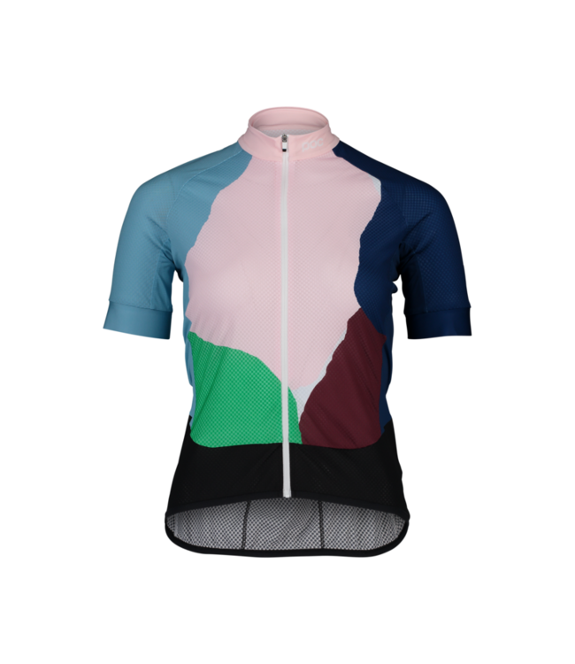 POC Poc Essential Road Logo Jersey Women's Splashes Opal Medium