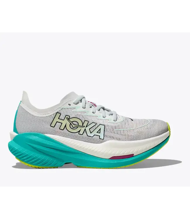 HOKA W MACH X 2 FROST / ELECTRIC AQUA 07.5B