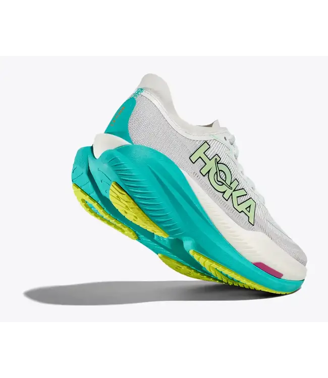 HOKA W MACH X 2 FROST / ELECTRIC AQUA 07.5B