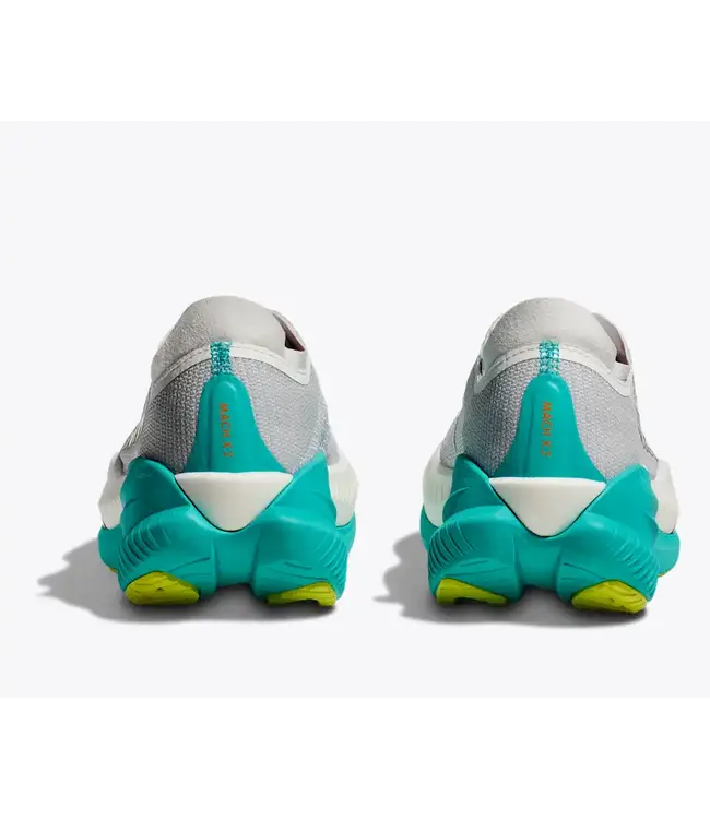 HOKA W MACH X 2 FROST / ELECTRIC AQUA 07.5B
