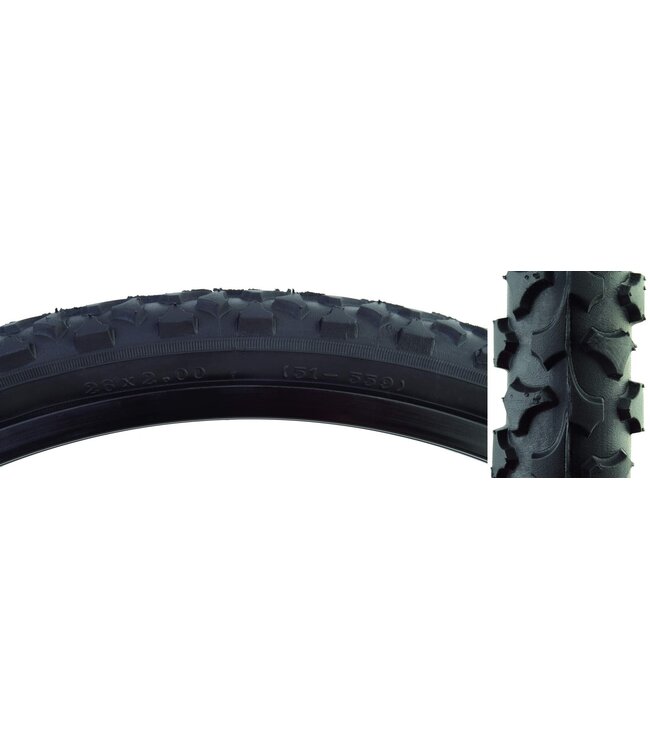 Sunlite TIRES SUNLT 26x2.0 BK/BK ALPHABITE VRB115 FOLD-CB/30 65psi