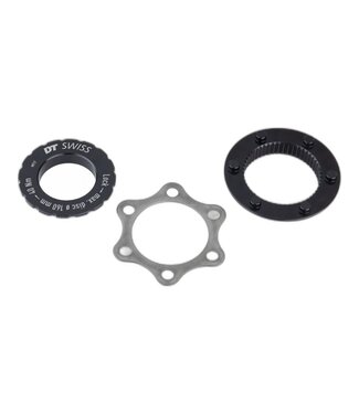 DT Swiss Disc Brake Adaptor - Centerlock/6-Bolt, QR/12mm