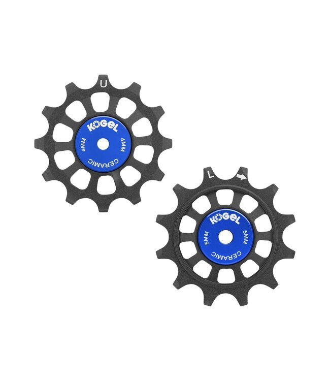 Kogel 12/12T Hybrid Ceramic Pulley Set WiFli Road Black