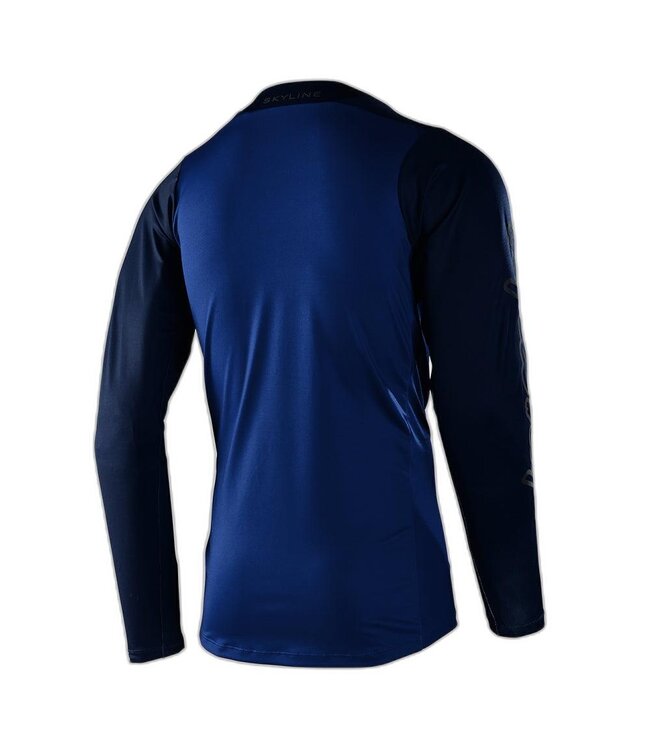Troy Lee Designs SKYLINE LS JERSEY  MONO TRUE BLUE XL