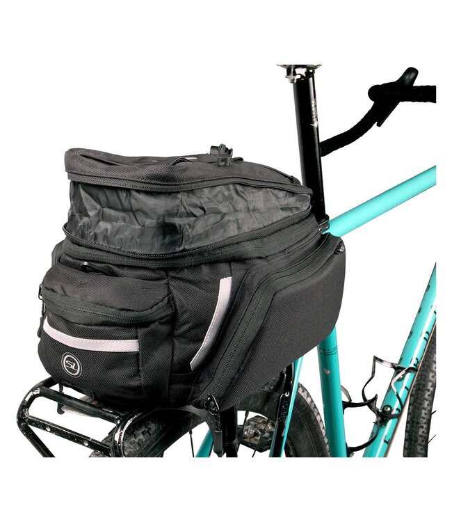 BAG SUNLT RACKPACK MD w/PANR TOPLOAD BK (G)