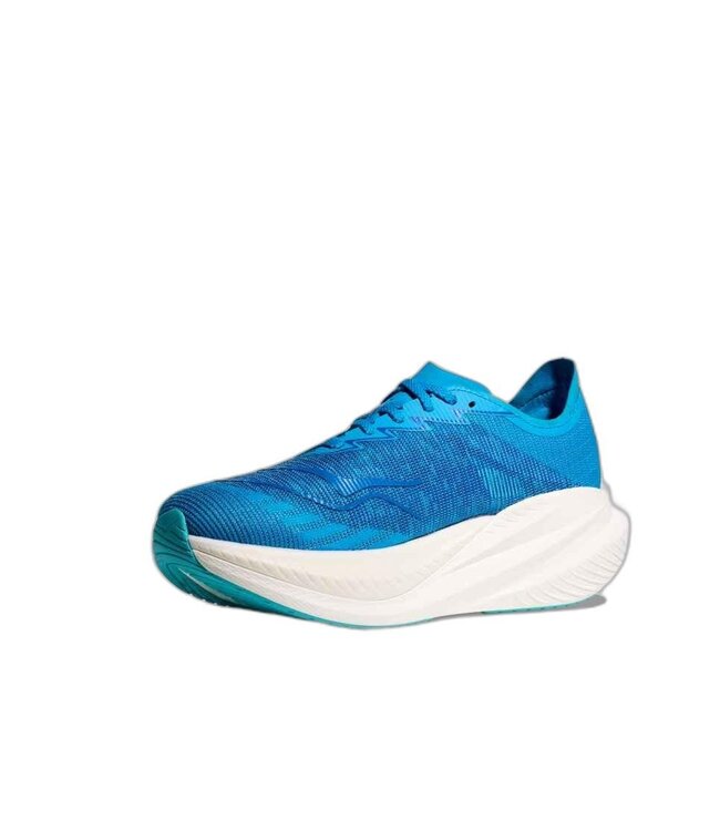 HOKA M MACH X 2 MEN'S BLACK / ELECTRIC AQUA 08D