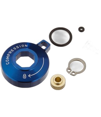 RockShox Motion Control Knob, Standard Alum w/ Cir-Clip