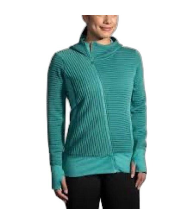BROOKS Brooks Fly-By Hoodie Women's Teal M