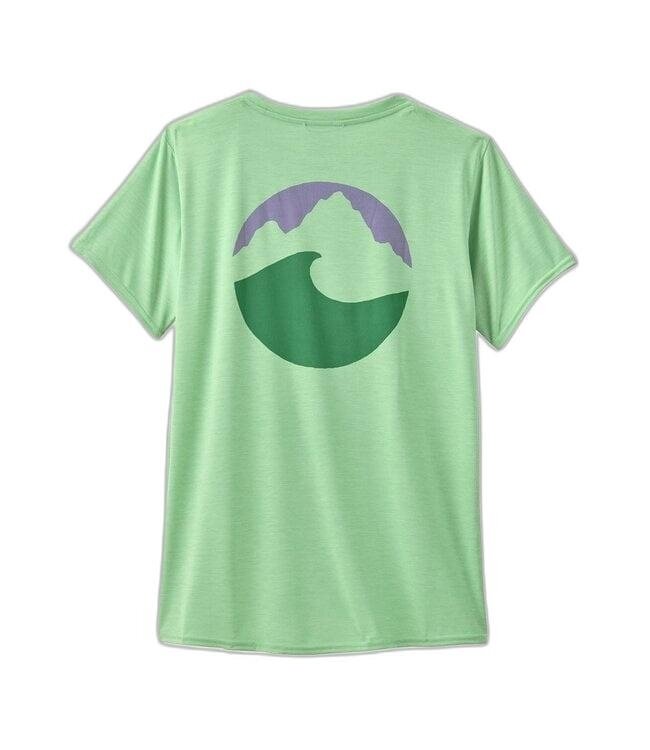 PATAGONIA W's Cap Cool Daily Graphic Shirt Applied Imagination: Rinsed Green X-Dye M