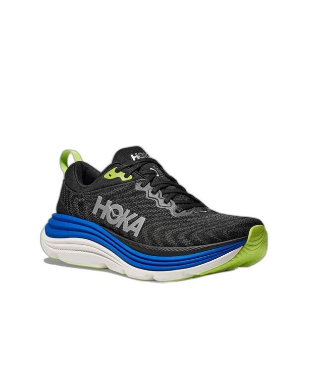 HOKA M GAVIOTA 5 MEN'S BLACK / ELECTRIC COBALT 08.5D