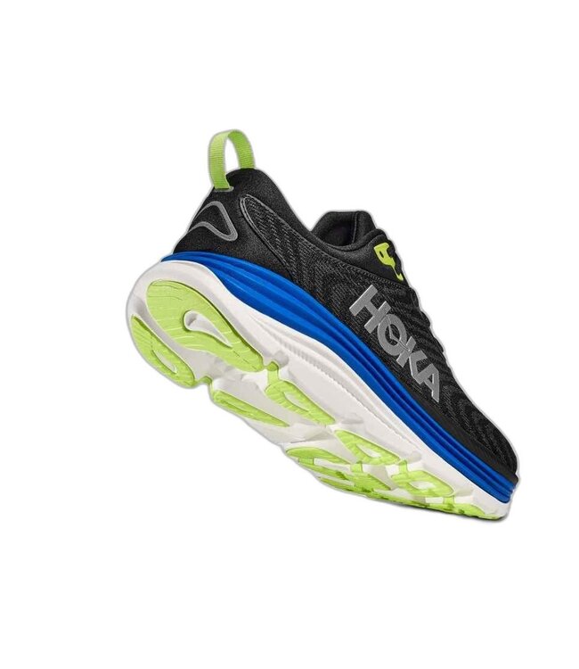HOKA M GAVIOTA 5 MEN'S BLACK / ELECTRIC COBALT 08.5D