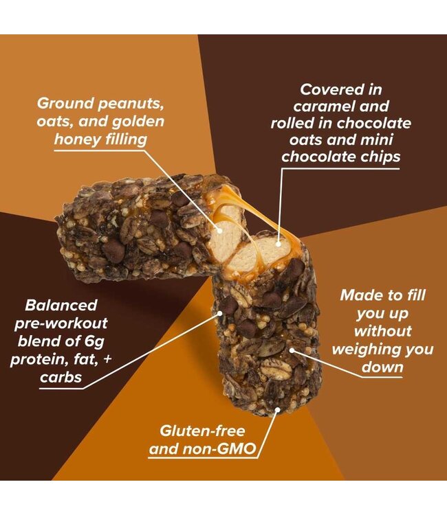 HONEY STINGER FOOD HS BAR OAT+HONEY CHOC CHIP BXof12 single