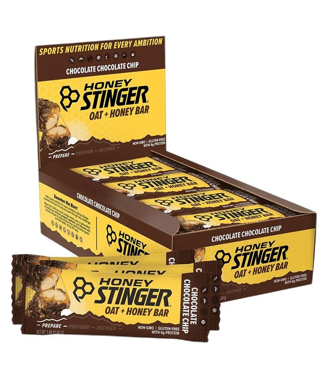 HONEY STINGER FOOD HS BAR OAT+HONEY CHOC CHIP BXof12 single