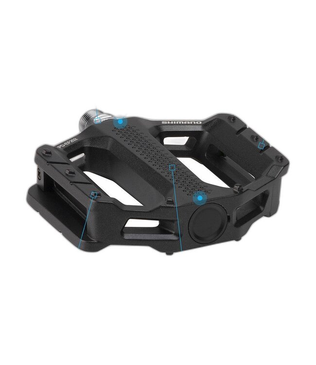 SHIMANO Shimano PD-EF202 w/o Reflector Black Pedal