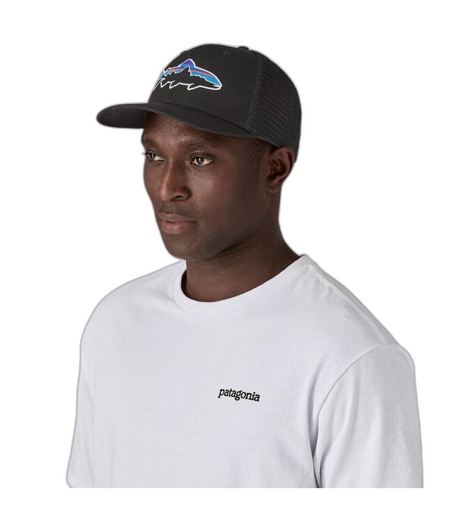 PATAGONIA Patagonia Fitz Roy Trout Black All Trucker Hat