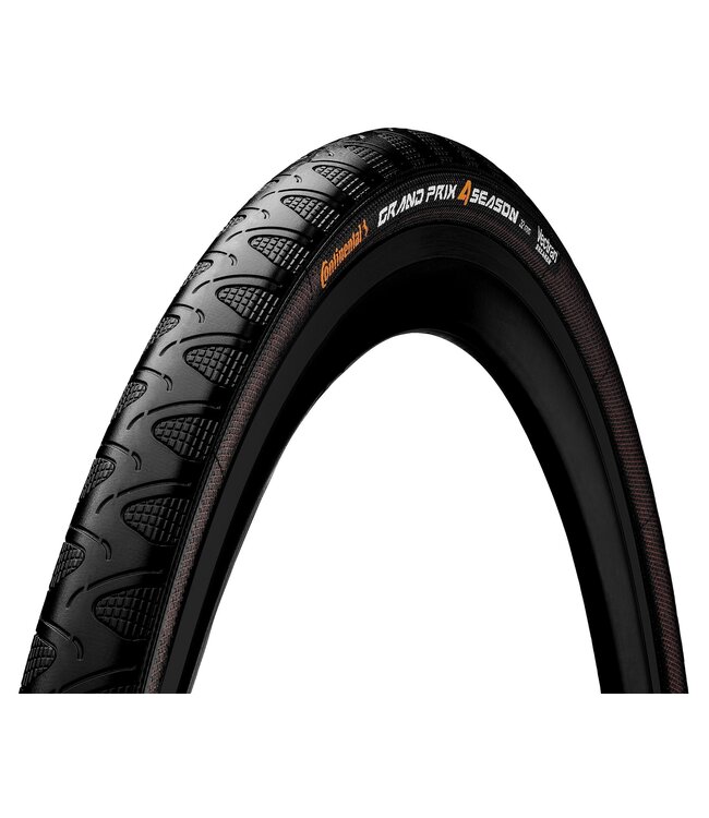 Grand Prix 4 Season 700 X 32 Folding Black Duraskin + Black Chili