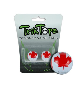 Trik Topz Valve Caps Canada Flag