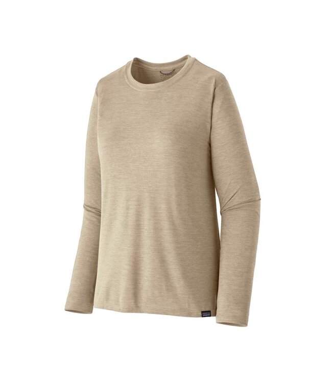 PATAGONIA Patagonia W's L/S Cap Cool Daily Shirt Pumice - Dyno White X-Dye M