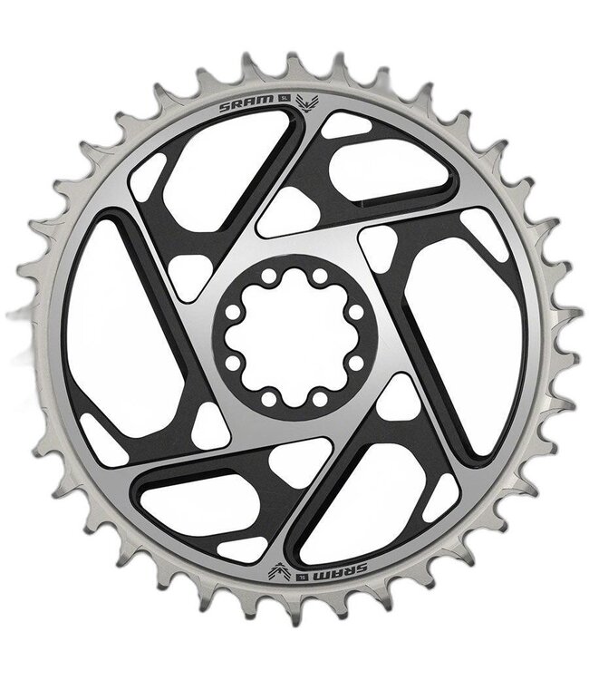 SRAM Chain Ring T-TYPE 38T Direct Mount 3mm Offset Eagle (including 8 bolts) Black - XXSL D1