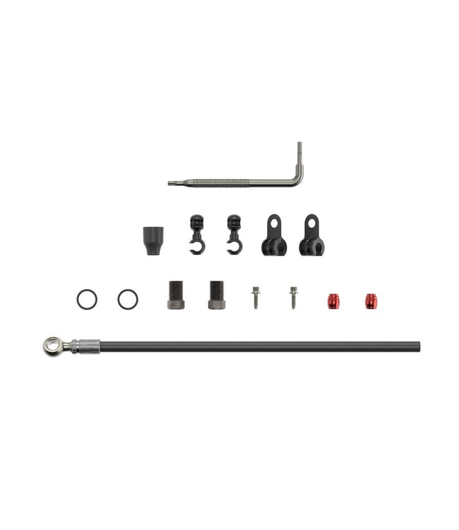 SRAM SRAM Hose Kit - Silver Banjo, 2000mm, Black