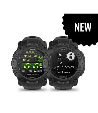 GARMIN Garmin Instinct  3 – 50 mm, Solar Black with Charcoal Band