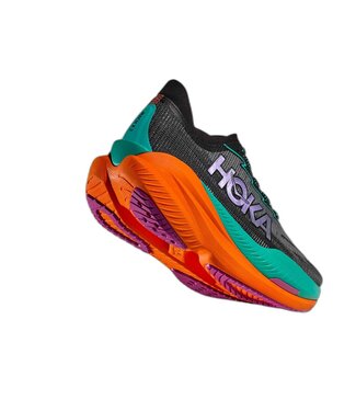 HOKA M MACH X 2 MEN'S BLACK / ELECTRIC AQUA 09.5D