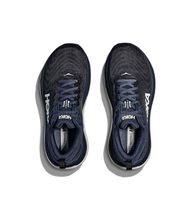 HOKA M GAVIOTA 5 MEN'S BLACK / ELECTRIC COBALT 10D