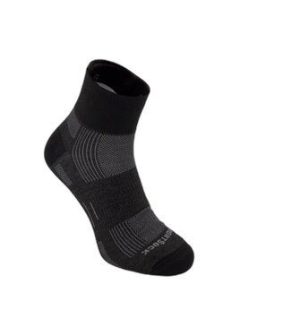 WRIGHTSOCK Wrightsock Explore Multi Sport Quarter Black/Yellow  Small