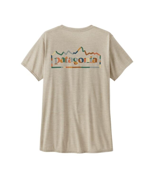 PATAGONIA W's Cap Cool Daily Graphic Shirt Unity Fitz: Pumice X-Dye L