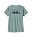 PATAGONIA W's Cap Cool Daily Graphic Shirt - Waters Palm Island: Pumice X-Dye M