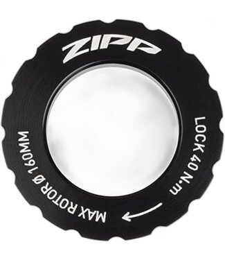 ZIPP Sram HUB CENTERLOCK ROTOR DISC LOCKRING BLACK ZIPP LOGO QTY 1