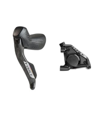 SRAM SRAM Force eTap AXS HRD Shift/Brake Lever and Hydraulic Disc Caliper - Left/Front, Flat Mount 20mm Offset, 950mm Hose, Black, E1