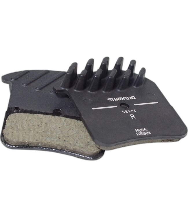 SHIMANO Shimano N03A-RF RESIN PAD W/FIN & SPRING, 1 PAIR