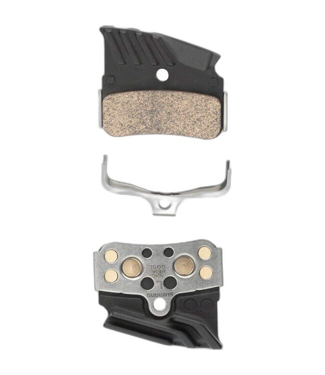 SHIMANO Shimano N03A-RF RESIN PAD W/FIN & SPRING, 1 PAIR