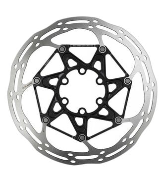 SRAM Rotor Centerline 2 Piece 180mm Black (includes Steel rotor bolts) Rounded