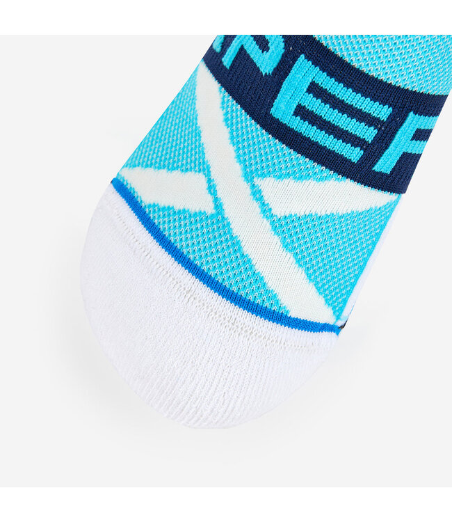 Experia No Show Tab Socks White Large