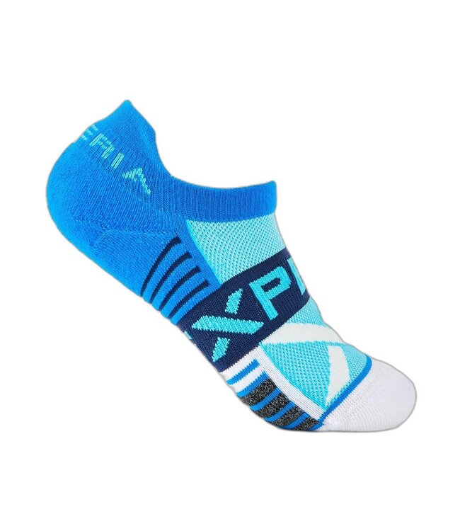 Experia No Show Tab Socks White Large