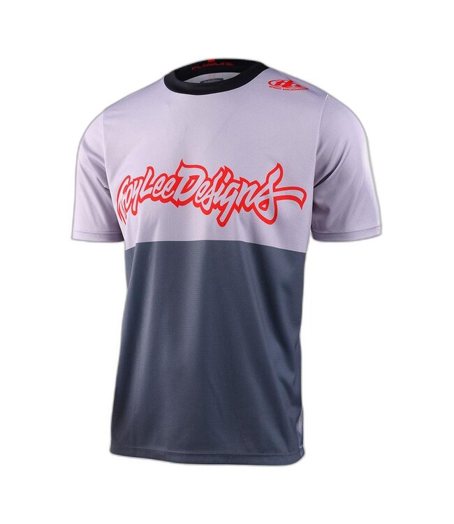 Troy Lee Designs FLOWLINE SS JERSEY SCRIPTER CHARCOAL XL