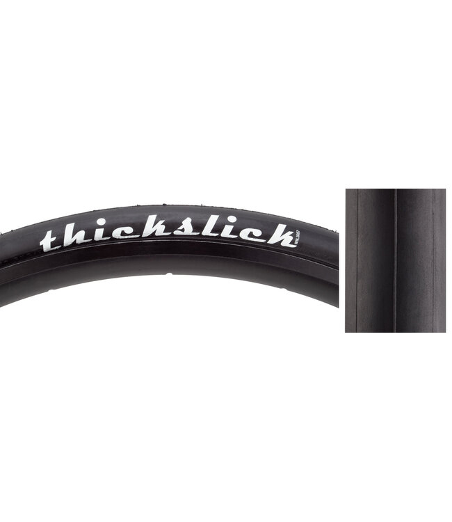 TIRE PURE THICKSLICK 700x28 COMP WIRE BK