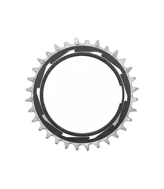 SRAM Sram Chain Ring T-TYPE 38T Powermeter Threaded 3mm Offset Eagle (including pin thread backup and screw) - Black/Silver XXSL D1