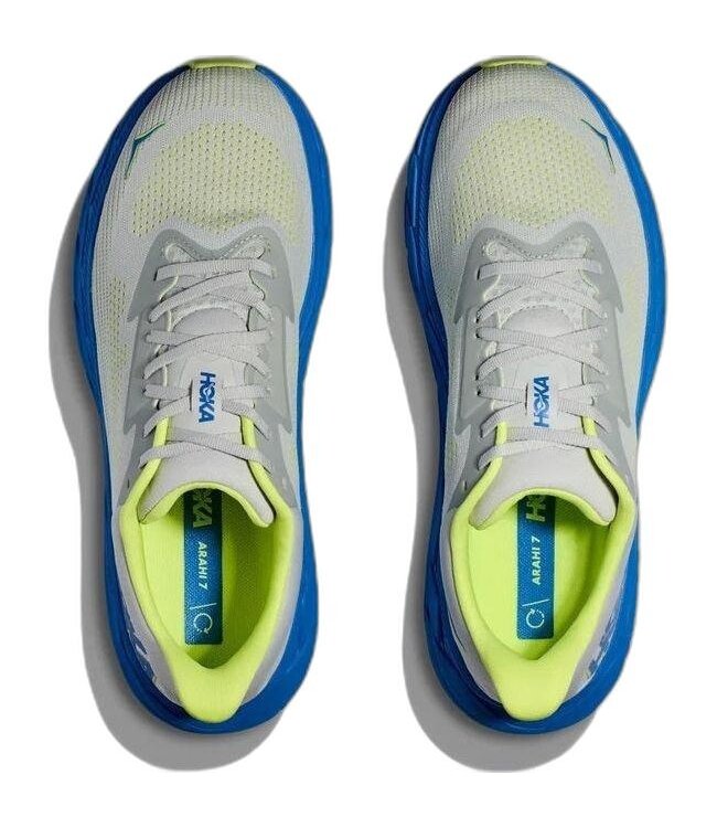 HOKA M ARAHI 7 MEN'S STARDUST / ELECTRIC COBALT 10.5D