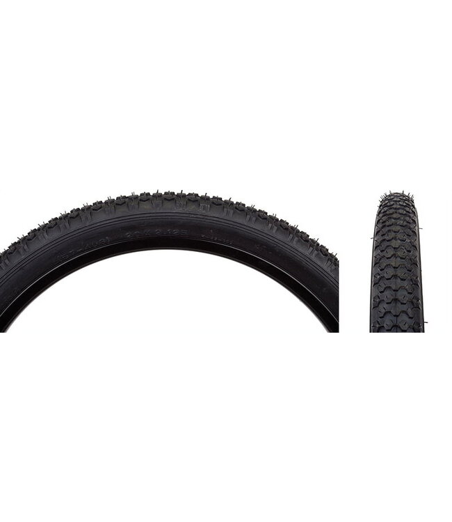 TIRE SUNLT 20x2.125 BK/WH STUDDED K42 WIRE