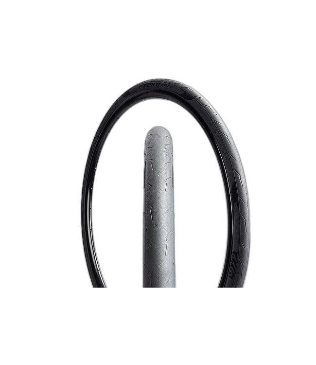 PIRELLI Pirelli  PZero Race TLR, Road Tire, 700x28C, Folding, Tubeless Ready SmartEVO, 127TPI, Black, Made in Italy